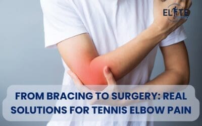 From Bracing to Surgery: Real Solutions for Tennis Elbow Pain
